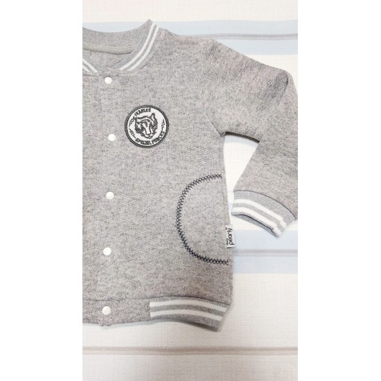 Суичър в светло сиво лека вата Суичър в светло сиво лека вата