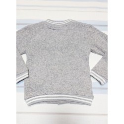 Суичър в светло сиво лека вата Суичър в светло сиво лека вата