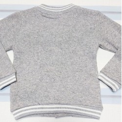Суичър в светло сиво лека вата Суичър в светло сиво лека вата