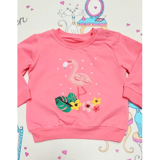 Бебешка блуза  Фламинго