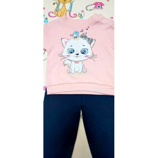 Бебешки комплект  Котенце