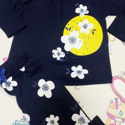 Бебешки комплект в тъмносиньо с шапка