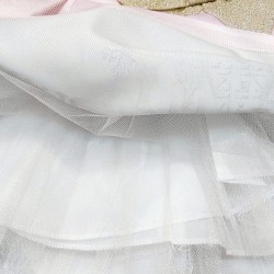 Красива детска рокля в светло розово Зимна приказка Красива детска рокля в светло розово Зимна приказка