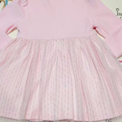 Розова плюшена рокля  Зайче