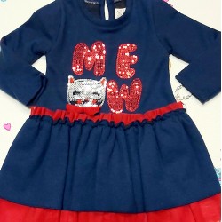 Рокля в тъмносиньо Meaw Рокля в тъмносиньо Meaw