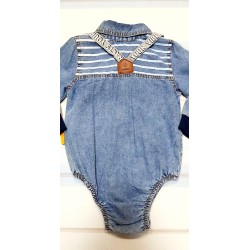 Дънково боди с якичка