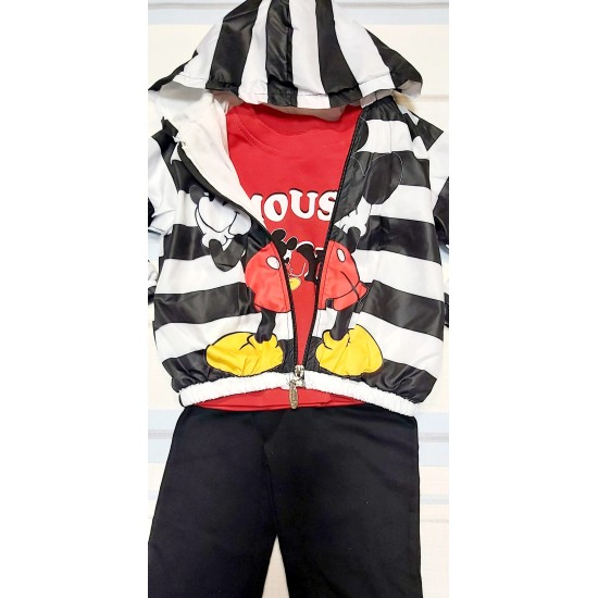 Детски комплект Мики маус с яке за момче