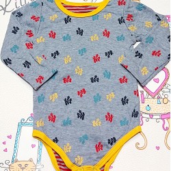 Боди Листа с жълт кант Боди Листа с жълт кант