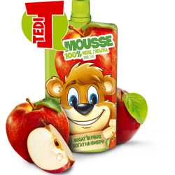 TEDI Мус Ябълка и банан 100гр TEDI Мус Ябълка и банан 100гр