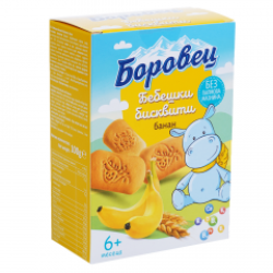 Бебешки бисквити Боровец с банан 6м+