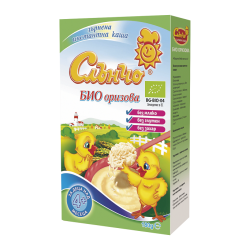 Каша Слънчо БИО Безмлечна Оризова Каша Слънчо БИО Безмлечна Оризова