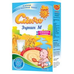 Каша Слънчо Зърнин М 4м+ Каша Слънчо Зърнин М 4м+
