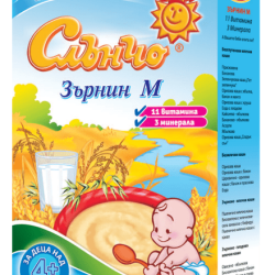 Каша Слънчо Зърнин М 4м+ Каша Слънчо Зърнин М 4м+