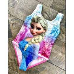 Детски цял бански с принцеса Елза Детски цял бански с принцеса Елза