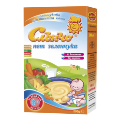 Каша Слънчо Пет Зеленчука 6м+