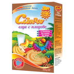Каша Слънчо Елда с плодове 6м+