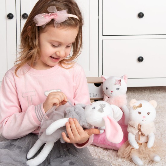 Мека детска кукла Зайче Lolly Puffs