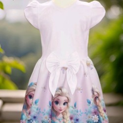 Красива детска рокля в светло розово Елза от Замръзналото кралство Красива детска рокля в светло розово Елза от Замръзналото кралство