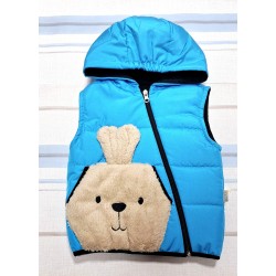 Детски шушляков елек в светло синьо Мечо Детски шушляков елек в светло синьо Мечо