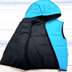 Детски шушляков елек в светло синьо Мечо Детски шушляков елек в светло синьо Мечо