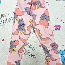 Детски комплект в розово със слончето Дъмбо Детски комплект в розово със слончето Дъмбо