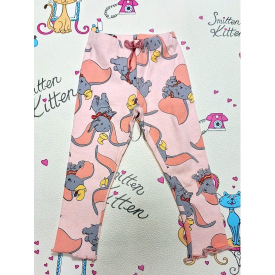 Детски комплект в розово със слончето Дъмбо