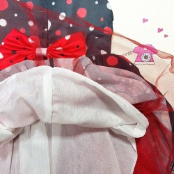 Детска официална рокля с тюл Мини Маус с чантичка и диадема Детска официална рокля с тюл Мини Маус с чантичка и диадема