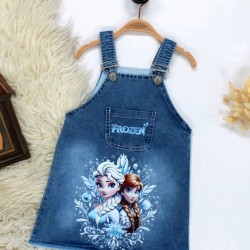 Детски дънков сукман с Елза и Ана Детски дънков сукман с Елза и Ана