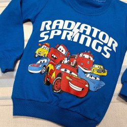 Детска блуза в синьо с колите от  Макуин