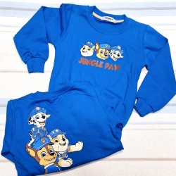 Детска блуза в синьо с Пес патрул и Чейз с весел гръб Детска блуза в синьо с Пес патрул и Чейз с весел гръб