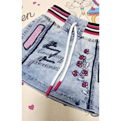 Детска дънкова пола Лейла Детска дънкова пола Лейла