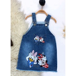 Детски дънков сукман с Мини Маус и Дейзи