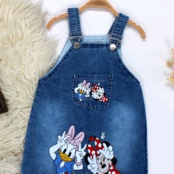 Детски дънков сукман с Мини Маус и Дейзи Детски дънков сукман с Мини Маус и Дейзи