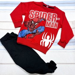 Детски комплект от 2части в червено и черно ,,Спайдърмен