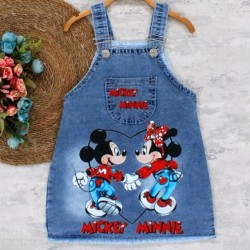 Детски дънков сукман Мини и Мики Маус Детски дънков сукман Мини и Мики Маус