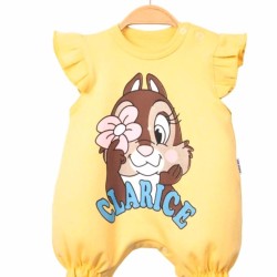 Бебешки летен ромпър/гащеризон в жълто Катеричка Бебешки летен ромпър/гащеризон в жълто Катеричка