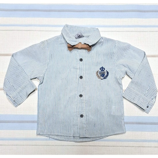 Детски комплект с риза,панталон,тиранти и папионка