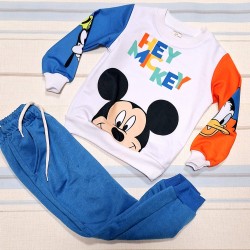 Детски памучен спортен комплект Мики и приятели Детски памучен спортен комплект Мики и приятели