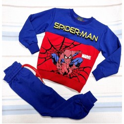 Детски комплект Спайдърмен в синьо и червено Детски комплект Спайдърмен в синьо и червено