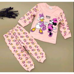 Детска памучна пижама в розово Мини и Дейзи Детска памучна пижама в розово Мини и Дейзи