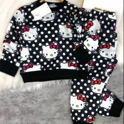 Детска памучна пижама Hello Kitty