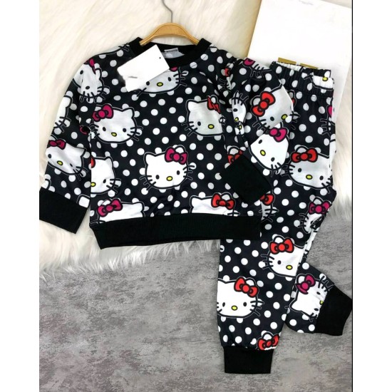 Детска памучна пижама Hello Kitty