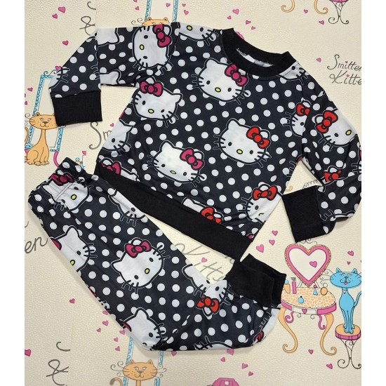 Детска памучна пижама Hello Kitty Детска памучна пижама Hello Kitty