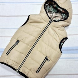 Двулицев детски шушляков елек в бежово Баскетбол Двулицев детски шушляков елек в бежово Баскетбол