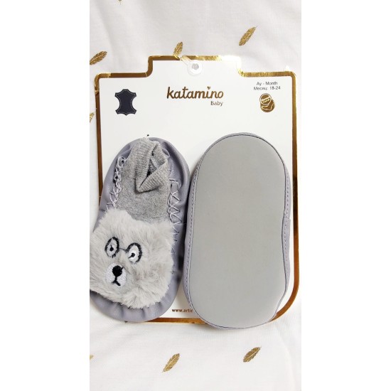 Бебешки чорапи с кожена подметка Животинки Бебешки чорапи с кожена подметка Животинки