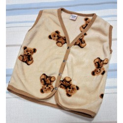 Детски мек елек в бежово ,,Мечета Детски мек елек в бежово ,,Мечета