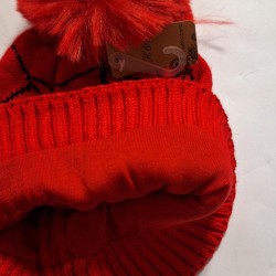 Плетена детска шапка Спайдърмен в червено 3-6г Плетена детска шапка Спайдърмен в червено 3-6г