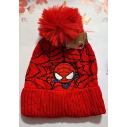 Плетена детска шапка Спайдърмен в червено 3-6г Плетена детска шапка Спайдърмен в червено 3-6г