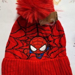 Плетена детска шапка Спайдърмен в червено 3-6г Плетена детска шапка Спайдърмен в червено 3-6г