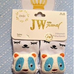 Бебешки весели чорапи с играчка с животни 0м-6м Бебешки весели чорапи с играчка с животни 0м-6м